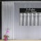 EASYHomefashion Fertiggardine nach Maß Voile Store weiß, maßgefertigt, halbtransparent mit 5er-FALTENBAND. Größe wählbar (Höhe 80-295 cm, Breite 200-1200 cm), Variante 230 x 450 cm (Höhe x Breite)