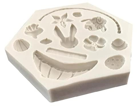 TOSSPER 3D Osterei Kaninchen Schafe Backform Silikon Osterkorb Ornament Form Kuchen Fondant Schokolade Dekoration Werkzeug