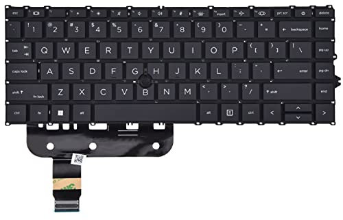 HP EliteBook 840/845/745 G7/G8 & ZBook Firefly 14 G7/G8 Series Laptop Replacement Keyboard - Backlit US Layout