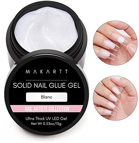 Makartt Gel Nagelkleber für kunstnägel: Fester Ultra Dick - für Anfänger DIY Maniküre zu Hause