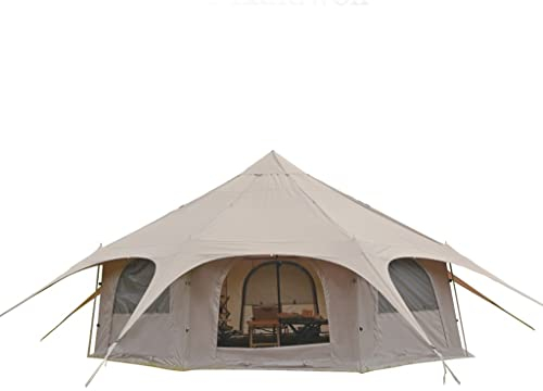LUKEO Outdoor Camping Park Zelt 8-10 Personen Jurte Familientour Großes Platz Outdoor Camping Besucherzelt