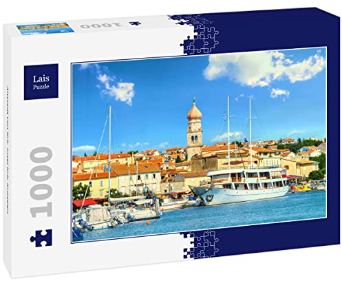 Lais Puzzle: Altstadt von Krk, Insel Krk, Kroatien - 1000-teiliges Puzzle für Erwachsene