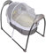 Elektrische Babywiege Babybett Schaukel, Baby Wiege, Automatische Babywippen und -schaukeln, Smart bluetooth, 30-Grad-Schaukel, 3 Stufen von Timing, bis zu 18kg, 92.00x60.00x72.00cm (Grau)