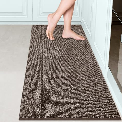 FCSDETAIL Dirt Trapper Indoor Door Mat 60 x 150 cm, Machine Washable Entrance Rug, Dog Doormat, Non-slip Inside Runner Rug for Hallway, Entryway, Kitchen