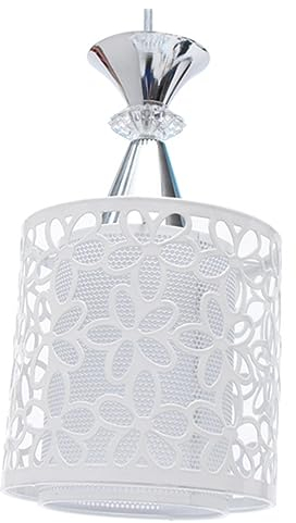 Angoily Einzel- -kronleuchter Exquisite Handwerkskunst Weiß Für Schlafzimmer Wohnzimmer Bibliotheken Keine Glühbirne Enthalten