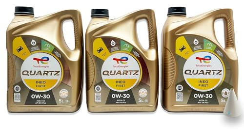 15 L Total Quartz Ineo First 0W-30 | passend für | PSA B71 2312 | PSA B71 2302 | 15 Liter | Motoröl | Motorenöl | mit Trichter | weitere Empfehlungen siehe Artikelbeschreibung