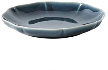 FEELIN Platos Llanos Grandes Modernos Plato for servir Plato for servir Platos fríos Plato de cerámica poligonal Tazón Plato único for el hogar Plato fresco pequeño Platos Llanos Apilables