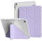 ZKTUYU Custodia ibrida per iPad Air 11 pollici, M3/M2 (2025/2024), iPad Air 5/4a generazione 10,9 (2022/2020) con portapenne, copertura pieghevole a forma di Y, cover posteriore trasparente