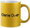 Huuraa tasse à café Game Over Schriftzug Tasse à café cadeau dorée 330 ml Game Over Schriftzug cadeau