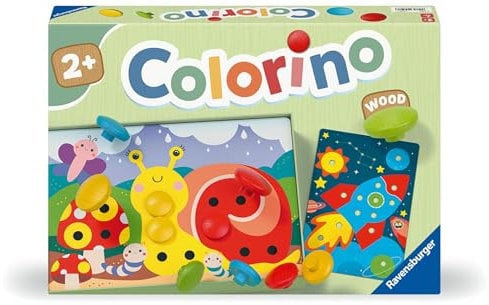 Ravensburger - Colorino, Juegos de Mesa 2 Años o más, Aprender a Colorear, Regalo 2+ años, Juguete para Aprender Colores, Versión en Español