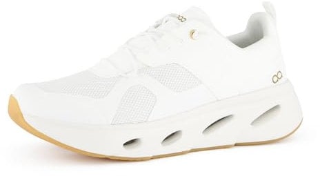 tenhaag Damen, Frauen Low-Top Sneaker,Strassenschuhe,Freizeitschuhe,Turnschuhe,Laufschuhe,schnürschuhe,atmungsaktiv,Weiß (White),40 EU / 6.5 UK