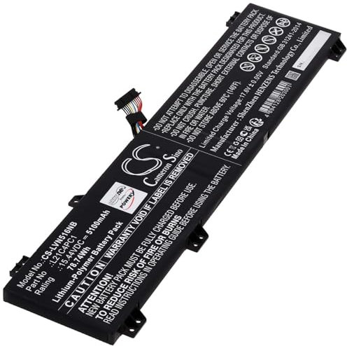 Batterie pour Lenovo Legion 5 15IAH7H 82RB00RGMX Ordinateur PC Portable 15,44V Li-Ion