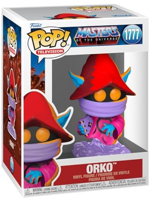 Funko POP! Masters of the Universe (Motu) - Orko | Offizielles Superheroes Merch - Vinyl Sammelfigur als Regal Deko - Geschenkidee zum Geburtstag für Fans und Sammler