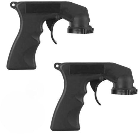 2 PCS Aerosol Spray Can Gun Pistol Grip Trigger Aerosol Grip Trigger Aerosol Spray Paint Sprays Adaptor Grip Trigger Handle Spray Paint Can Handle Tool for Paint Holder Cans Lacquer Boxes