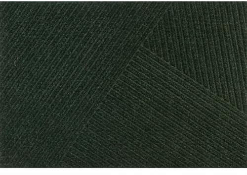 FLOORNOVO Schmutzfangmatte Minimal Design - 90 x 60 cm - Nachtlinien - waschbare Fußmatte Innen und Außen - rutschfest und wetterfest