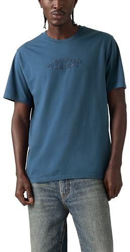 Levi's Herren Ss Relaxed Fit Tee T-Shirt, Poster Logo