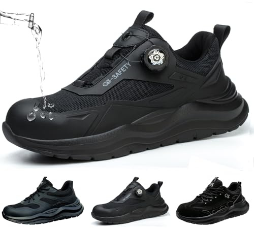 ZEPYFXIT Zapatos de Seguridad Hombre Mujer, Punta Acero Antiperforante