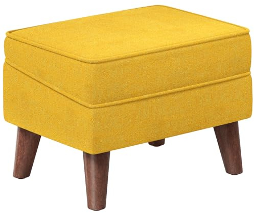 EOSVALO Sitzhocker mit Stauraum 30x40x28cm Gelb 113kg
