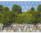 PerfectHD Zaunsichtschutz - Motiv Mallorca - Sichtschutz für den Garten - 2,50 x 1,80 x 0,19 m - 9 Streifen - 30 Varianten