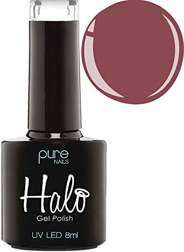 Halo Gel Polish 8ml - Heather. UV/LED Gel Nail Polish, Long Lasting & Easy To Apply. Nail Art Colours For Manicure & Pedicure. Gel Polish For Professional & Home Use.