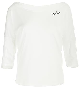WINSHAPE Damen Ultra Leichtes Modal-3/4-arm Mcs001 3/4-arm Shirt, Vanilla-weiss, M EU