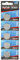 HyCell Piles bouton Lithium CR2025 3V 145 mAh (lot de 5) – Piles plates standard résistantes et à longue durée de vie – Piles boutons pour porte-clé, télécommande, appareil médical, etc.