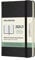 Moleskine - Horizontaler Wochenplaner/Tagesplaner, Terminkalender 18 Monate 2020/2021, Wochenplaner mit festem Einband und elastischem Verschluss, Format Pocket/A6 9 x 14 cm, Farbe schwarz, 208 Seiten
