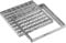 Jardibric - Grille Caillebotis (40 x 40 cm) avec Cadre en Acier galvanisé pour collecteur d'évacuation des eaux pluviales - Peut s'adapter sur un Regard ou un Caniveau en Béton