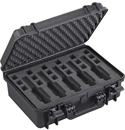 MAX® Hartschalen-Koffer Modell 430 (19 Liter) für 5 Pistolen und 18 Magazine/schwarz, Wasser- und staubdicht
