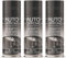 HitlineUK 3 x PAINT SPRAY, BUMPER & TRIM BLACK PLASTIC SPRAY CAN RESTORER CAR BIKE AUTO PAINT 400ML