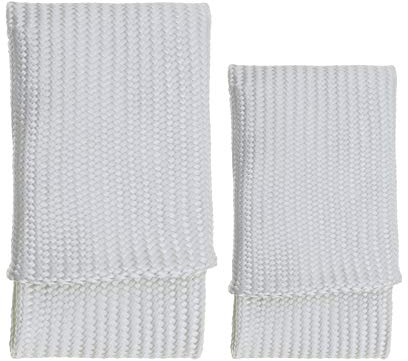 The Lord of the Tools L & XL Schweißhandschuh Finger Hitzeschild Glasfaser Hohe Temperaturbeständigkeit Schnittschutz Weiß 2St