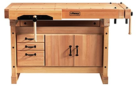 Sjöbergs Hobelbank ELITE 1500 + Schrankmodul Unterschrank SM03 Werkbank