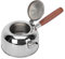 TOPBATHY Türkische Kaffeekanne Butter Warming Pot Edelstahl Milchwärmer Topf griechisch arabisch Kaffeemaschine mit Holzgriff Ottoman gehämmert Cezve Jezve Ibrik Briki für Herd 680 ml