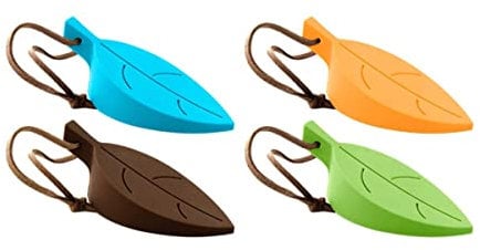 Hsthe Sea 4 PCS Rubber Silicone Door Stopper Window Stopper Wedge Leaf Silicone Door Stopper (Mix Colcor)