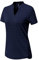 YSENTO Damen Sport T-Shirt Kurzarm Laufshirt Atmungsaktiv Funktionsshirt Yoga Gym Sporthemden Sportbekleidung mit V-Ausschnitt(Marine,L)