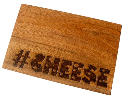 The #Cheese Engraved Beechwood Cheeseboard. A Strong and Durable Cheeseboard to Share with Friends and Family.