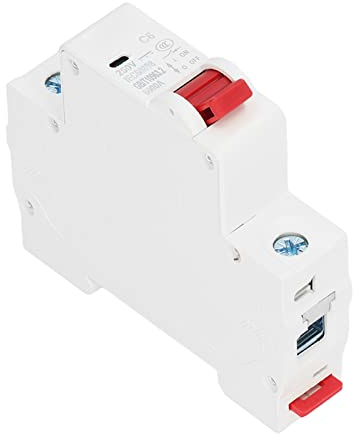 DC Trennschalter1P 6000A DC 250V Solar Leistungsschalter Luftschalter für Solar PV Anlage Panels Grid MCB 6A DIN Schienenmontage Sicherungsautomat