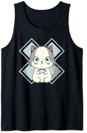 Ragdoll Cat Kawaii Katze Kitten Cat Gaming Egirl Tank Top