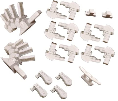 Kit tenda da sole cappottina a 5 raggi set completo 19 pezzi ricambi accessori