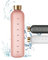 bituocs Borraccia da 1 l, a prova di perdite, senza BPA, per lo sport, per bicicletta, campeggio, yoga, palestra, colore rosa