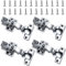 4Pcs schrank scharniere, soft close schrank scharniere, Schranktür Scharnierm, Küchenschrank Schranktüren, Geeignet für Küchenschranktüren, Mit Dämpfer Geeignet, Abnehmbar mit Schrauben…