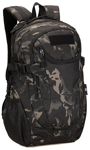 YFNT 25L Taktisch Rucksack MOLLE Schultasche Militärisch Schulranzen Daypack Wasserdicht Rucksack Trekkingrucksack für Outdoor Sport Fitness Wandern