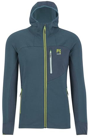 KARPOS 2501045-017 MEZZODI Hoodie FL Maglia Lunga Uomo Balsam/Forest Taglia L