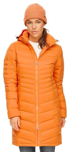 Jeff Green Damen Leichter Daunen Outdoor Mantel Lidia, Farbe:Orange, Größe:36