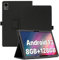AKNICI Custodia Cover per UMIDIGI G5 Tab Tablet 10.1 Pollici, Pelle PU Cover Custodia Protettiva con Cinghia di Sicurezza e Magnete e Funzione di Supporto per UMIDIGI G5 Tab Tablet 10.1 Pollici (Nero)