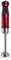 Arendo - Mixeur plongeant en Acier Inoxydable de 1000 Watt - 4 lames en Inox - Mélangeur Manuel - Mixeur à immersion - vitesses réglables - Bouton Turbo - Pied amovible - Modèle MANO rouge