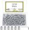 60 PCS 1/4 * 20mm(M6*20) Gewindeeinsatz Holz, Einschraubmutter Einschraubmuffen 1/4 Einschraubmuttern, Innensechskant Schraube Innensechskantmuttern für Holzmöbel Gewindeeinsätze Muttern