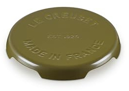 Le Creuset Enameled Cast Iron Signature Trivet, 9”., Olive