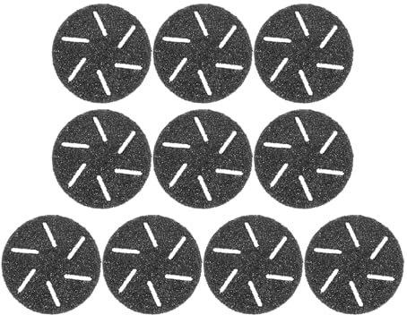 10Pcs Replacement Foot Roller Heads for Electric Foot File Extra Coarse Refill Rollers for Callus Remover Pedicure Tool Smooth Feet Care
