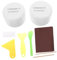 Hoement 1set Kit Di Riparazione Porcellana Per Vasca Lavabo e Piastrelle Ripara Graffi Crepe e Difetti Con Facilità Sicuro Inodore e Multiuso Finitura Lucida Per Bagni e Cucine